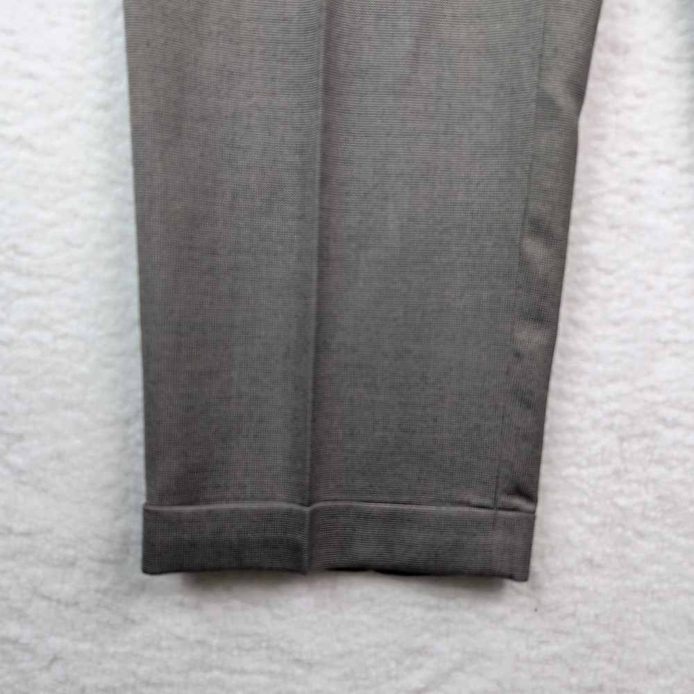 Ralph Lauren Dress Pants Mens 40x30 Gray Rayon Blend Classic Straight Slacks - Picture 2 of 9